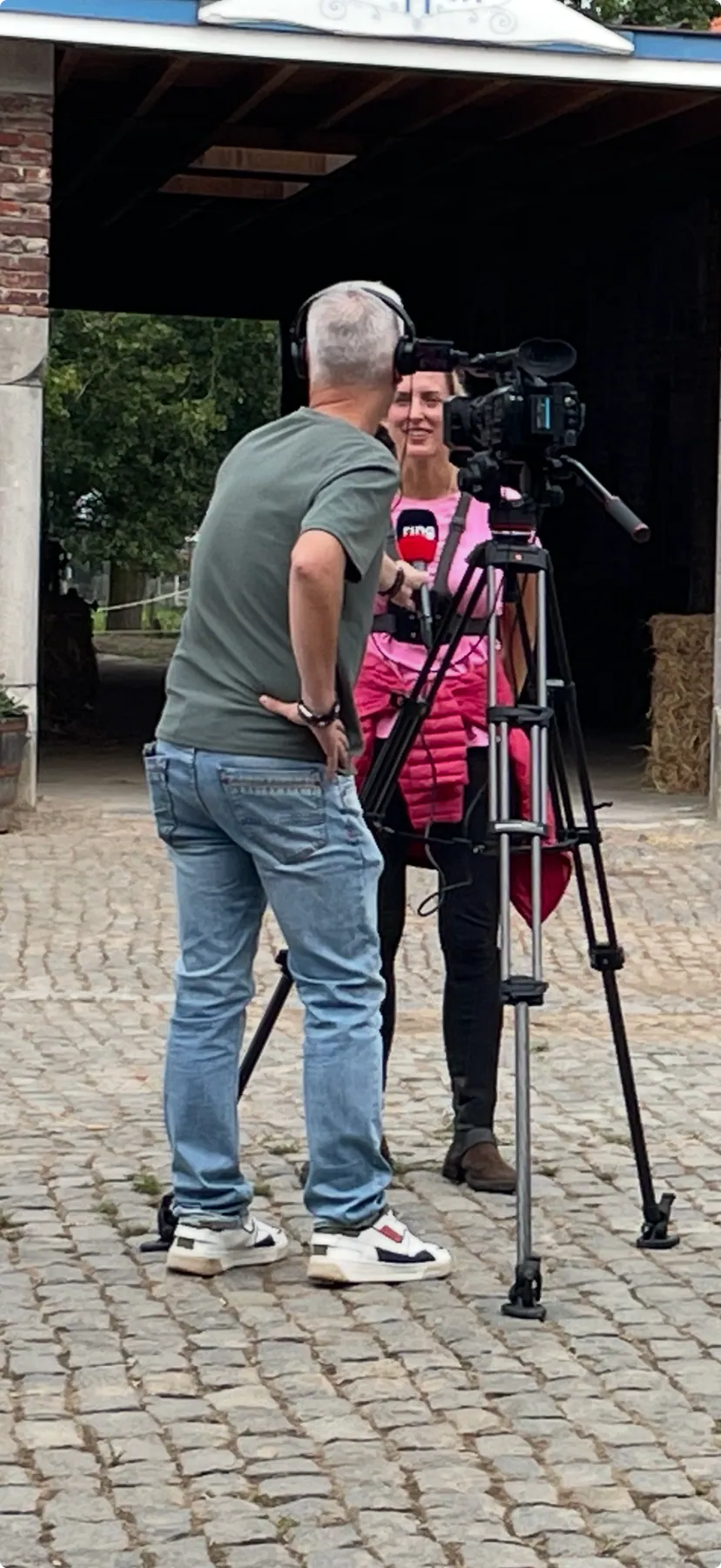 Hilse De Groote met haar Belgisch trekpaard