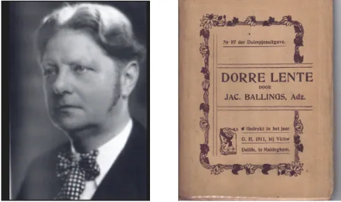Portret van schrijver Jaak Ballings