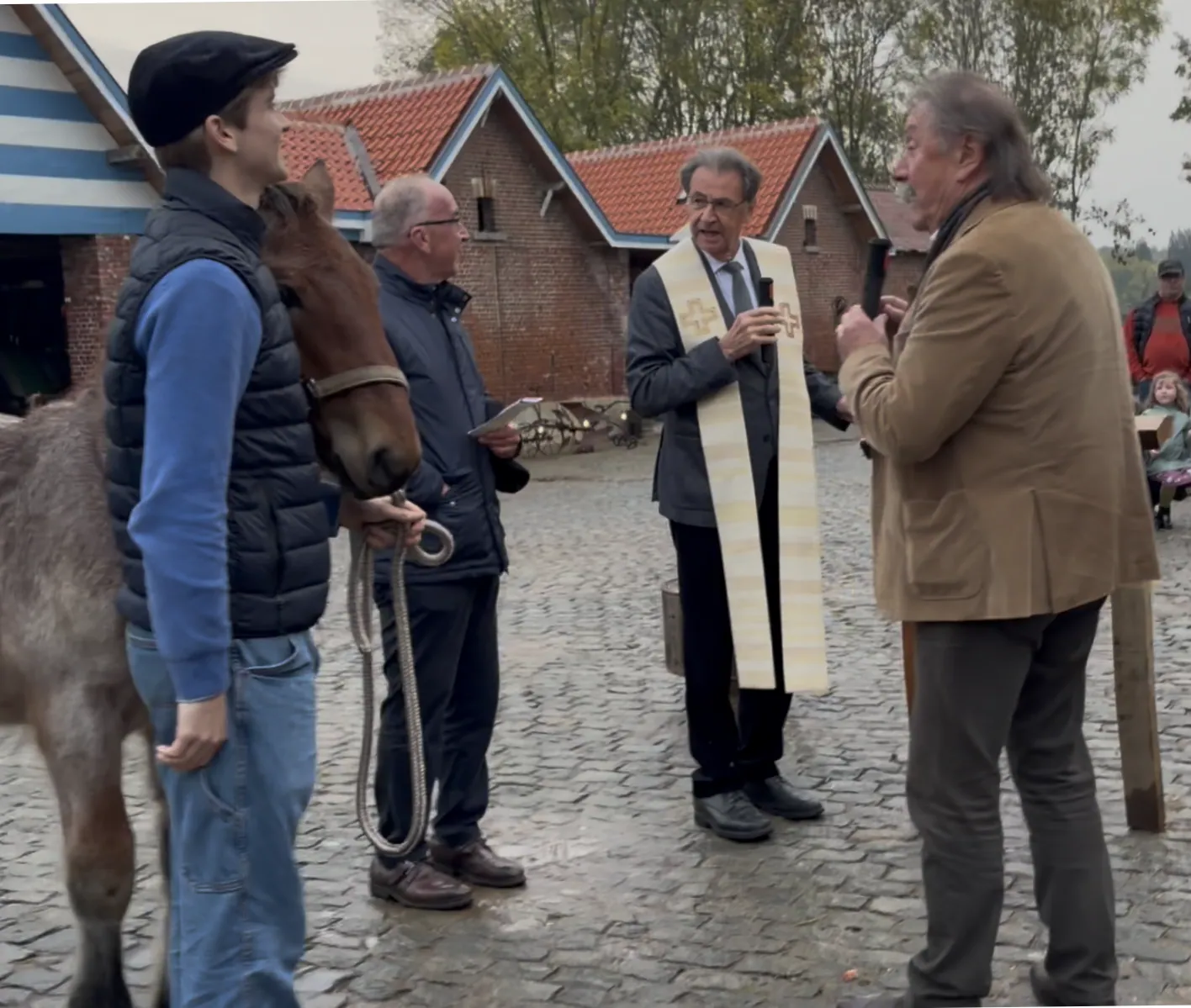 Marijn Devalck bij het veulen Fleur
